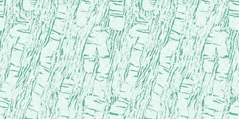 Aegean teal light soft wave linen pattern background. Broken line stripe border effect for rustic coastal marine surface design. 