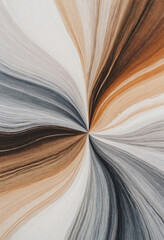  Emotions visualized as abstract landscapes, isolated on a white background in editorial photography 