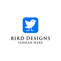 simple concept of ugly bird