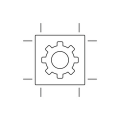 Obraz premium Robot and electronic icon set collection