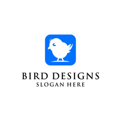 simple concept of ugly bird