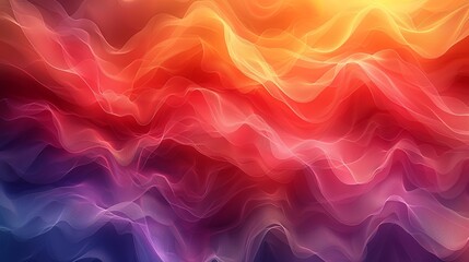 Radiant abstract background with luminous, iridescent textures and intense, vivid colors that create a bold and energetic visual experience. Watercolor style, high resolution Illustration, in the