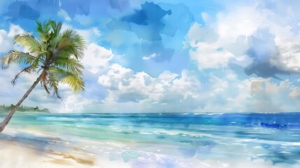 Obraz premium Thunderhead with The Blue Skies, Moon ,Night Scenery, Cloud, Tree -Anime Style Photo Background Wallpaper