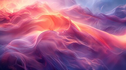 Fototapeta premium beautiful and colorful smoke, fog background, main colors are blue, red and orange 