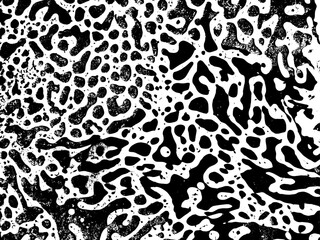 black and white pattern foam