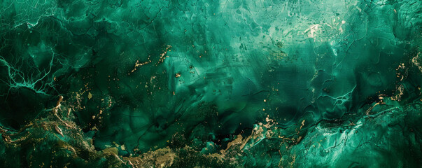 Fototapeta premium A bold green background featuring a subtle shimmer effect, adding a touch of glamour and elegance.