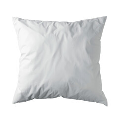 Obraz premium Blank soft pillow isolated on transparent background