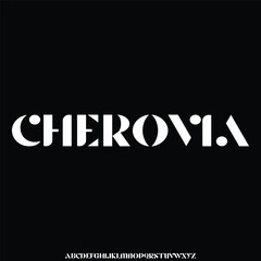 modern and elegant alphabet font vector set