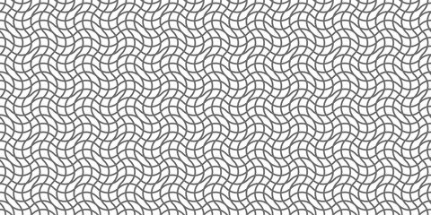 Abstract tile grid mesh pattern wave lines background seamless vector graphic illustration, mosaic geometric backdrop stone fabric texture image clip art