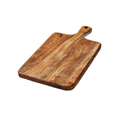 Wooden Cutting Board isolated on transparent background