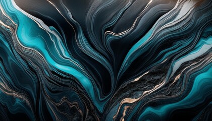 Obraz premium abstract background marble blue and black