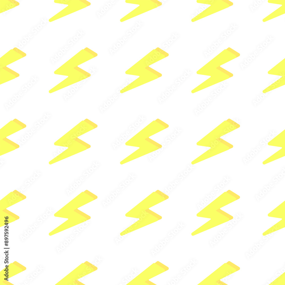 Poster lightning seamless vector background. lightning vector icon. lightning endless background vector. ve