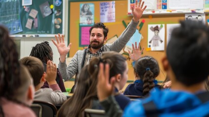 Engaging Classroom Debate on Current Events Led by High School Teacher