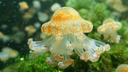 jellyfish. undersea world. animals of the underwater world