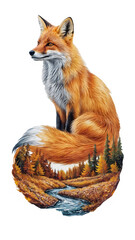 Obraz premium Autumn Fox