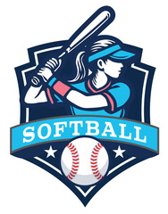 Softball Women's League Logo