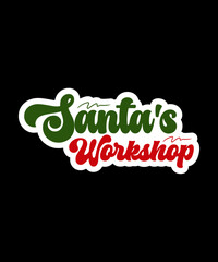 Christmas Sticker Design, Christmas Sticker SVG Design