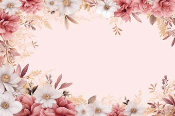 Obraz premium Tropical Watercolor Protea Paradise Vivid Watercolor Pansy Poetry