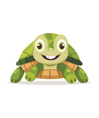 Cute Cartoon Turtle, Cute Turtle Cartoon Character