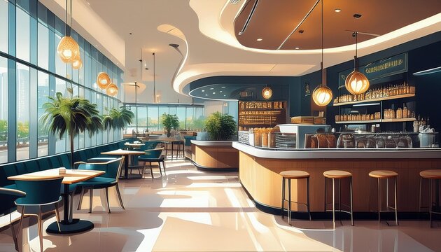 corporate cafeteria