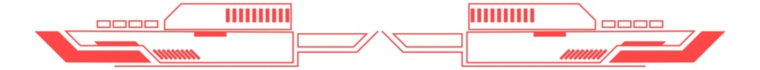 Sci-fi hud callout. Futuristic technology style element