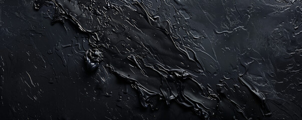Obraz premium A bold black background with a subtle texture, perfect for creating a modern and clean aesthetic.
