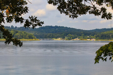 A beautiful morning on Norfork Lake in Arkansas 