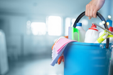 Concept of cleaning cleaning services.