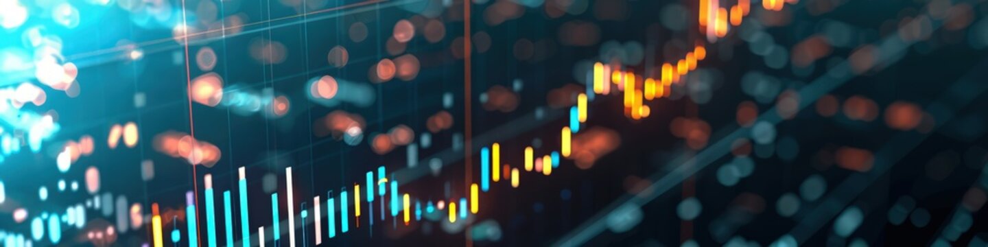 a?'imagine: Scatter plot depicting a strong positive correlation between stock prices and trading volume, suggesting significant investor interest.