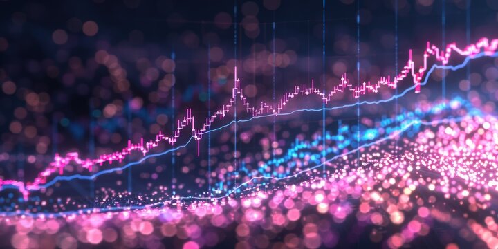 Scatter plot depicting a clear positive link between stock prices and trading volume, indicating active investor interest.