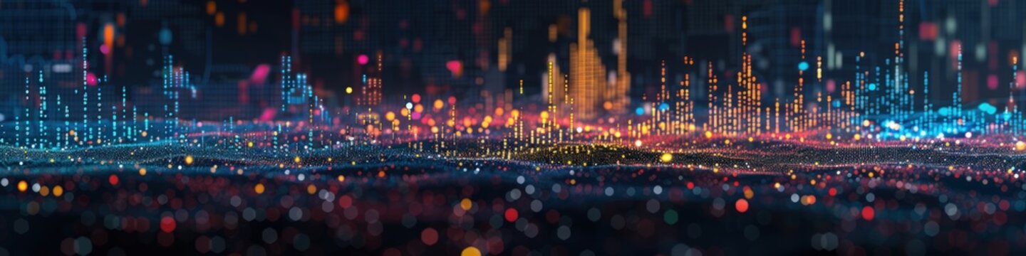 a?'imagine: Scatter plot depicting a strong positive correlation between stock prices and trading volume, suggesting significant investor interest.