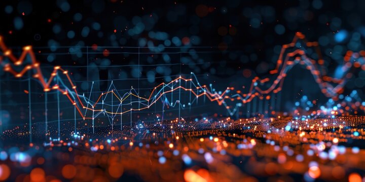 Scatter plot depicting a clear positive link between stock prices and trading volume, indicating active investor interest.