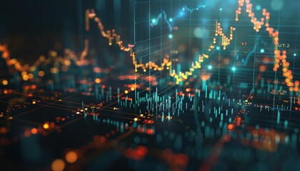 Scatter plot illustrating a clear positive link between stock prices and trading volume, indicating growing investor confidence.