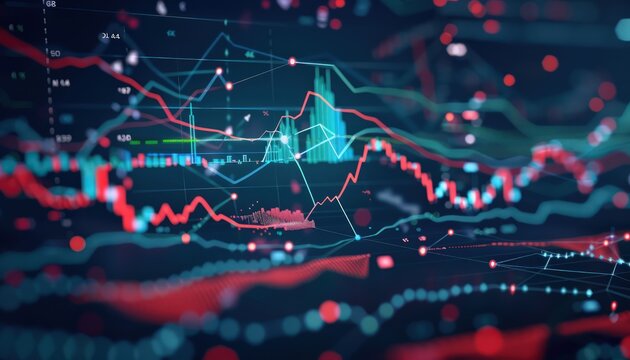 Scatter plot illustrating a clear positive link between stock prices and trading volume, indicating growing investor confidence.