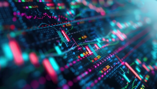 Scatter plot illustrating a clear positive link between stock prices and trading volume, indicating growing investor confidence.