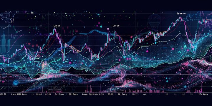 Scatter plot showing a clear positive relationship between stock prices and trading volume, indicating active investor interest.