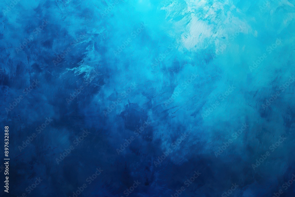 Poster gradient background design featuring an abstract blue color transition vignette effect