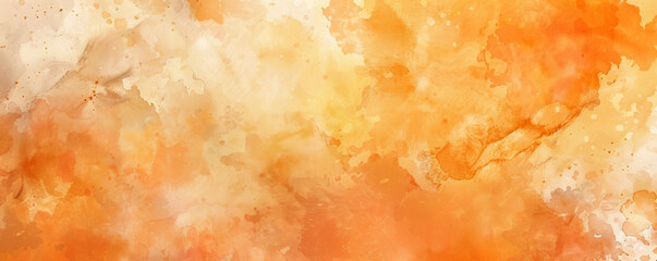 A soft orange background featuring a watercolor texture, adding a gentle and artistic touch to the design.
