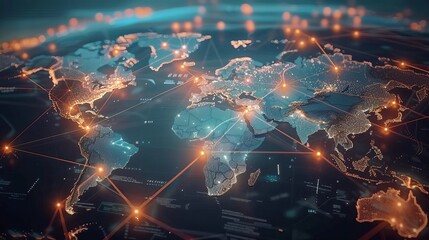 global networking on the earth