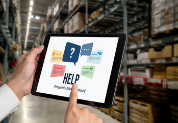 Help screen on the website provide answer to FAQ frequently asked question snugly with knowledge information and solution by customer support