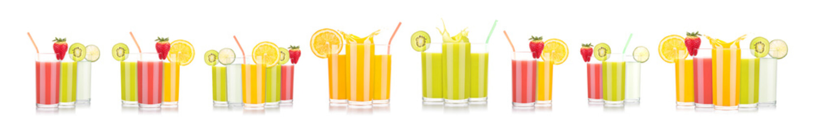 Colorful Summer Drinks with Fruits for a festive touch at your party or barbecue