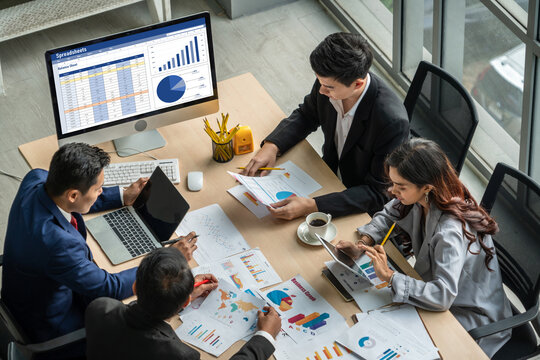 Spreadsheet document information financial startup concept. data and graphs in spreadsheet documents for online analysis project dashboard accounting digital snugly