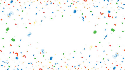 Colorful Confetti Background Vector Free Downloads for Any Event
