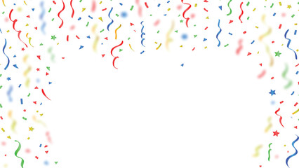 Fototapeta premium Elegant colorful Confetti Background Vector Free Downloads 