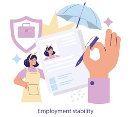 Labor Day. Flat Vector Illustration