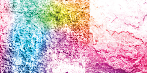 Fototapeta premium multi color splashes ink stains on white background