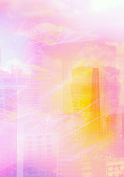 abstract colorful background with lines