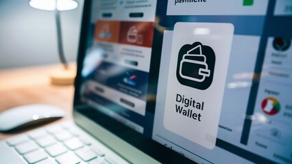 Digital wallet payment option on an ecommerce site shown clearly 