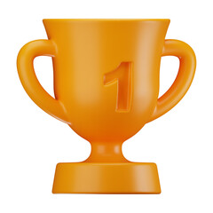 Premium sport olympics winner award icon 3d rendering on isolated background