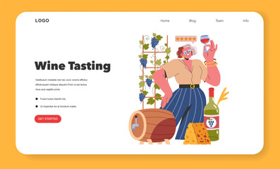 Vacation. Flat Vector Illustration